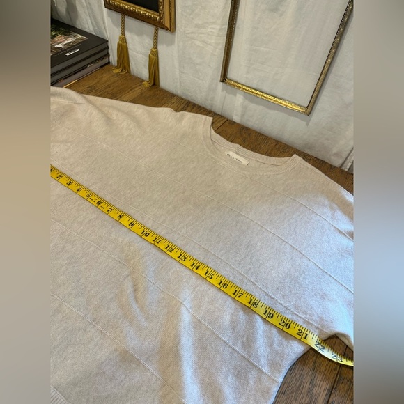 PART TWO • Beige Wool Knit Sweater with ¾ Sleeves • Size S - Picture 6 of 8